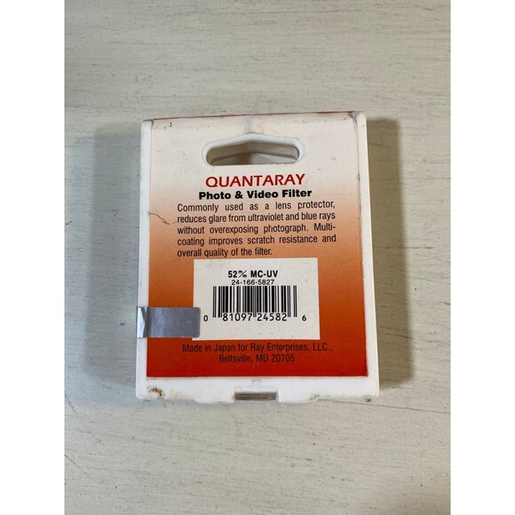 Quantaray filter for photo or video - 52mm - Picture 2 of 2